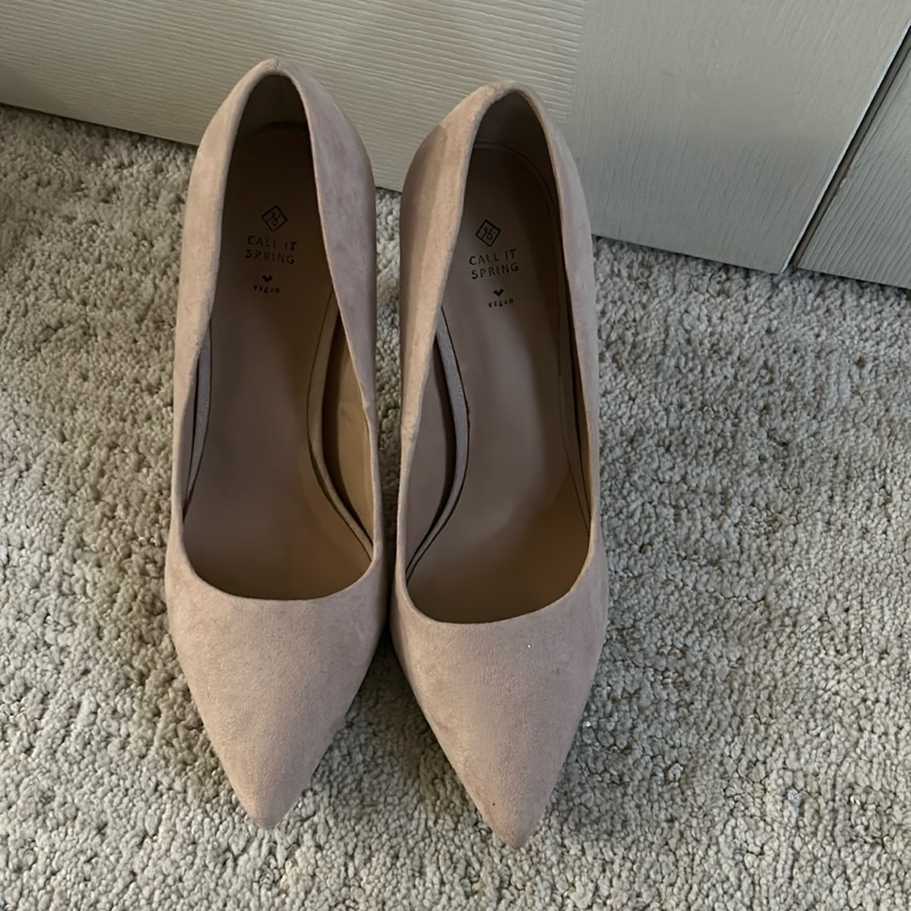 Call it spring vegan heels  shoes gamusa size 7.5 new